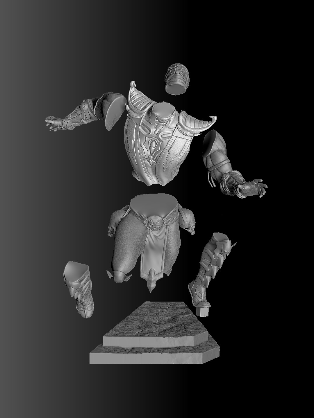 SUB-ZERO MKX VS SCORPION MK9 FOR 3D PRINT