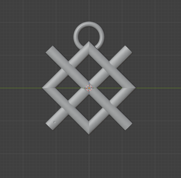 3D Модель Брелок Группировка Север
