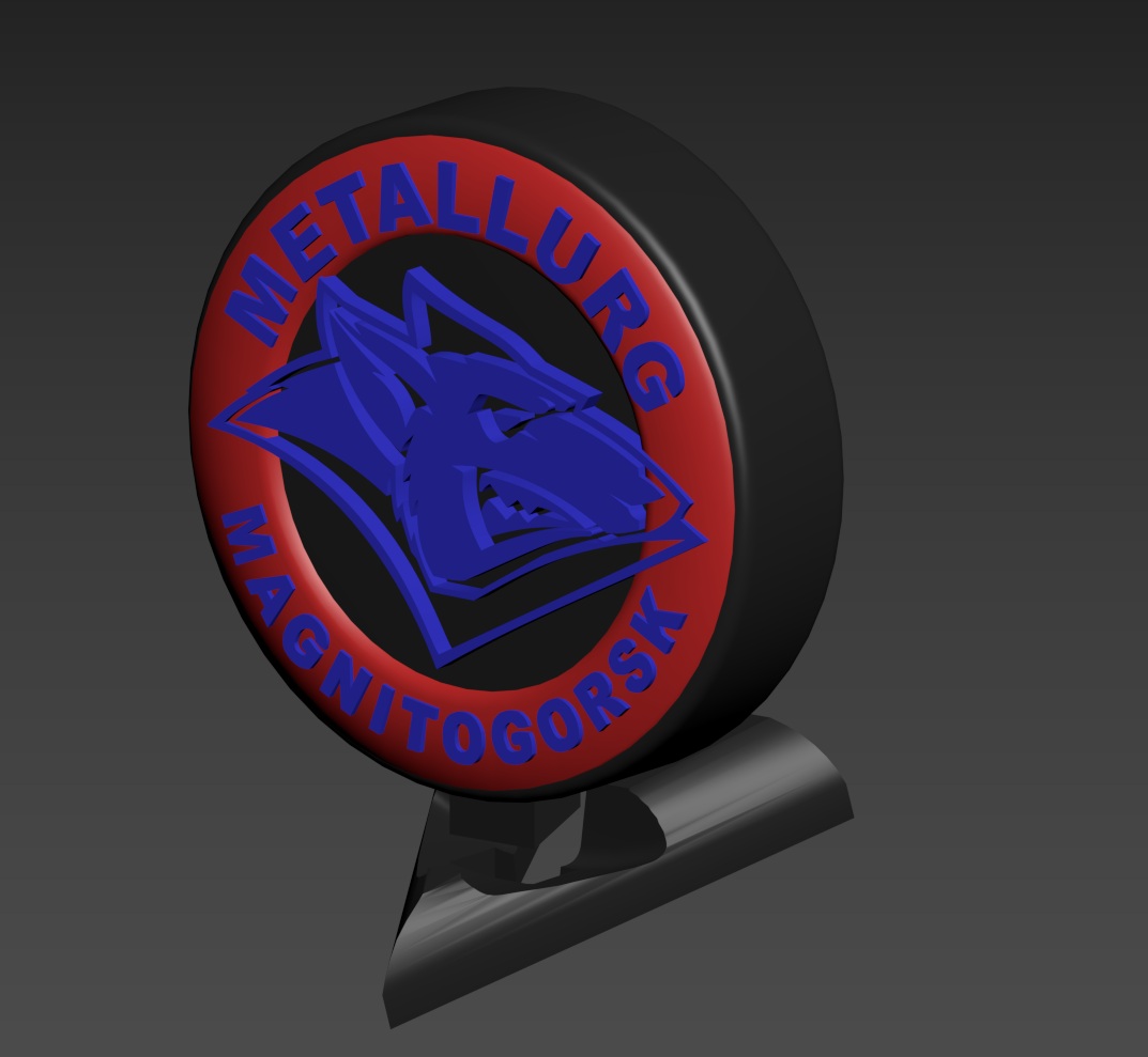 Эмблема подарочная хоккейного клуба МЕТАЛЛУРГ
