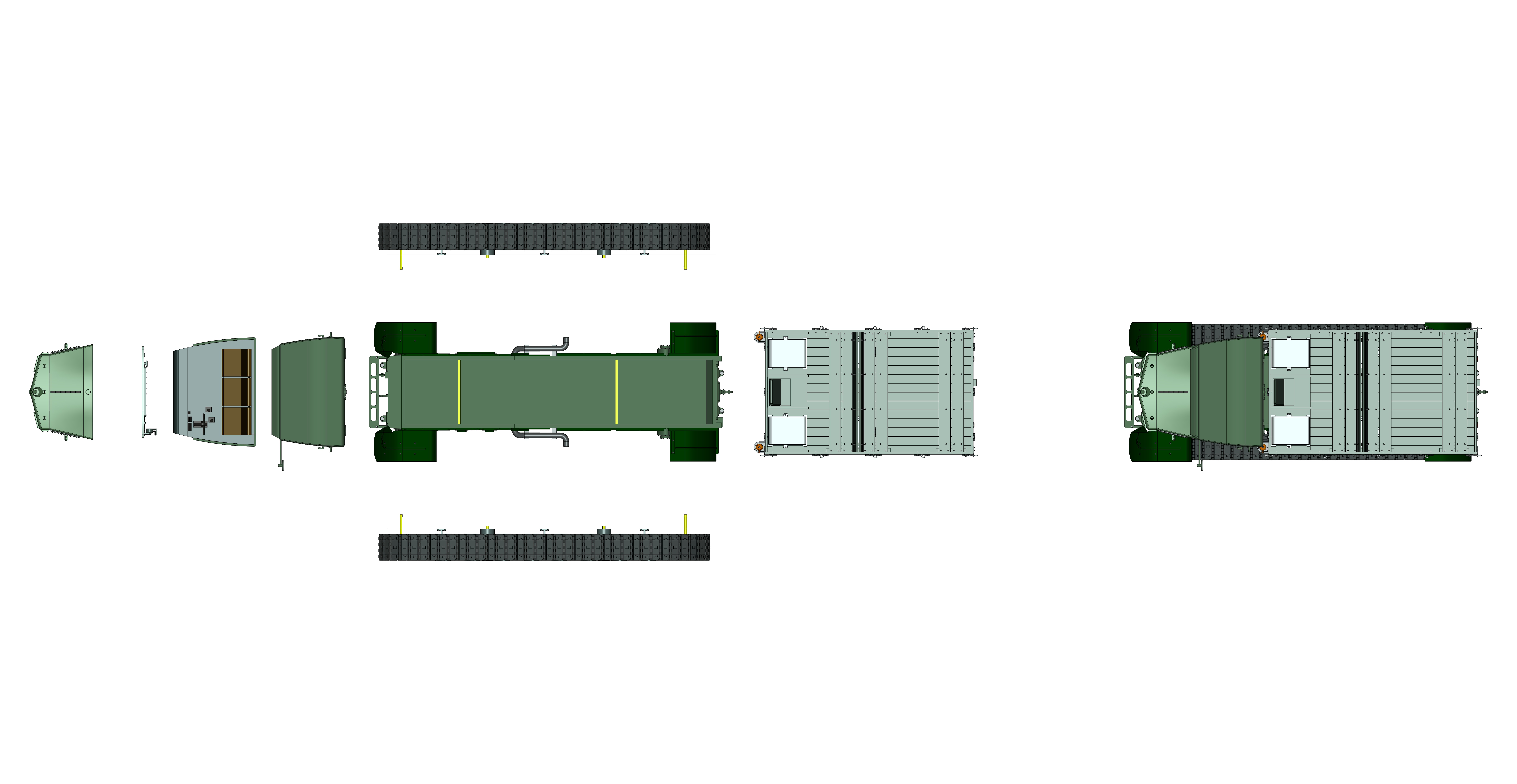 тяжелый артиллерийский тягач "Ворошиловец" м1:43