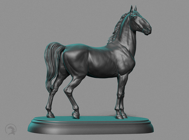 3D Модель "Kladruber"