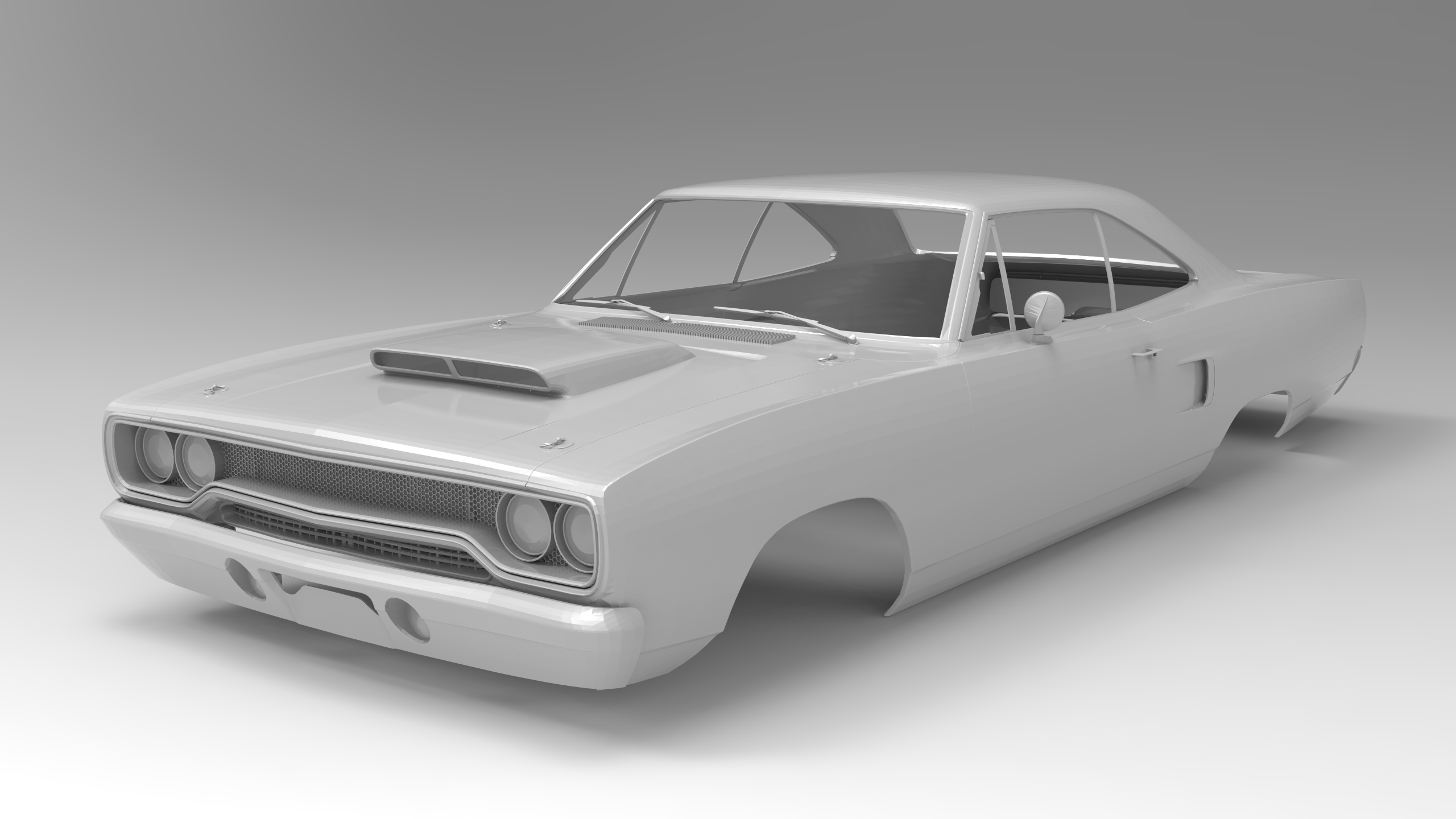 RC кузов 1:10 Plymouth Roadrunner