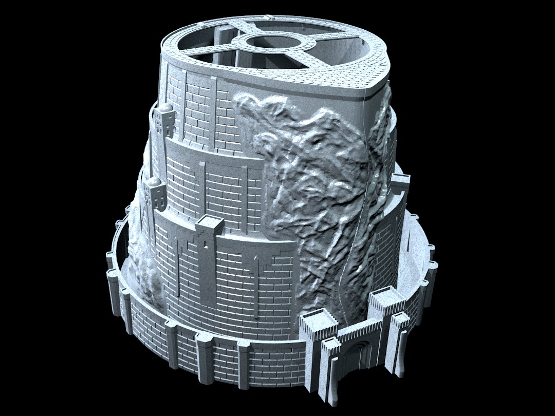 Минас Тирит (Minas Tirith).  Кашпо для растений