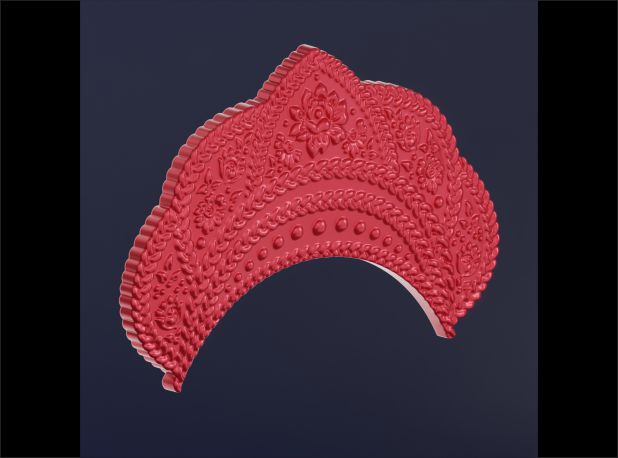 Кокошник косичка