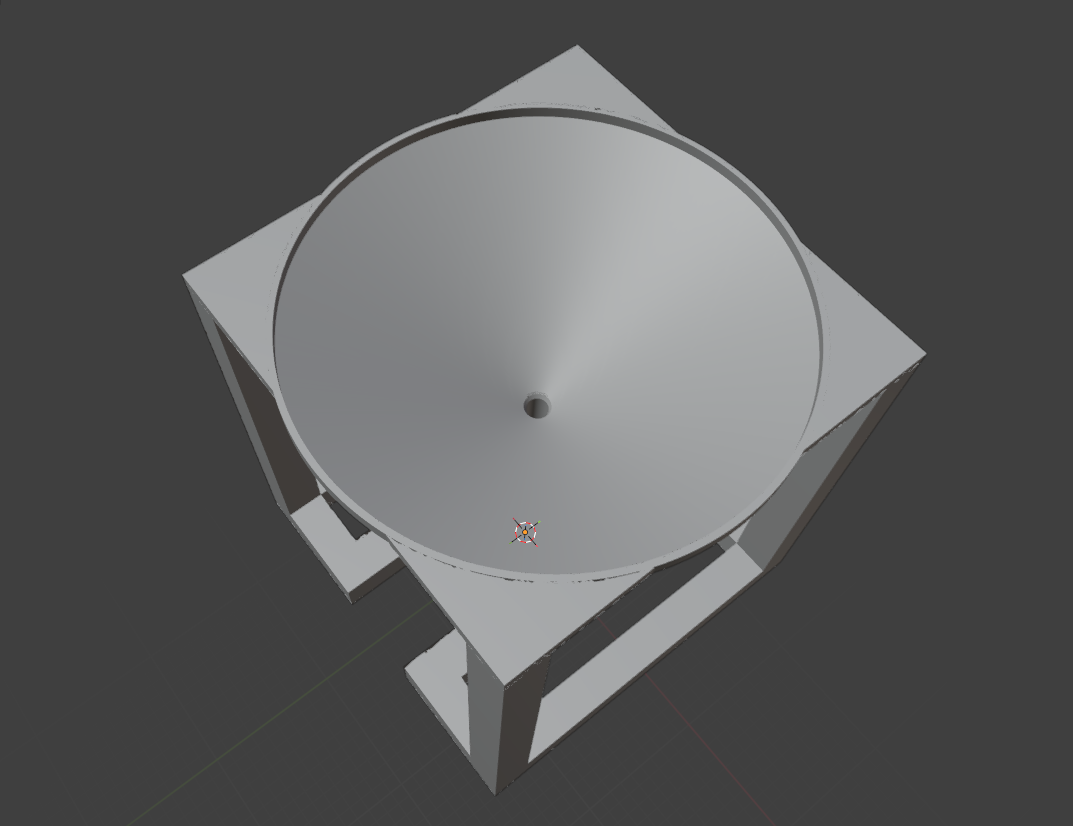 3д модель Кронштейн для перелива фотополимерной смолы