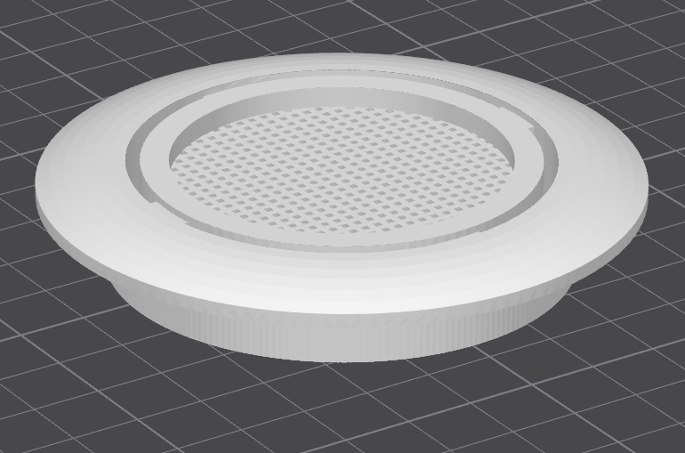 Декор-заглушка вместо Точечного светильника 85*85*15мм