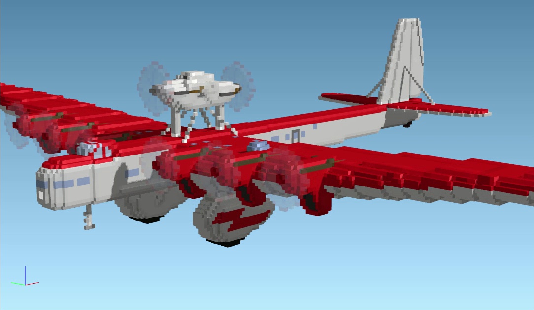 Воксельный АНТ-20 Максим Горький
