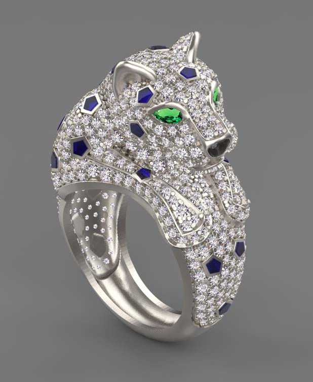 кольцо Пантера Cartier Panther