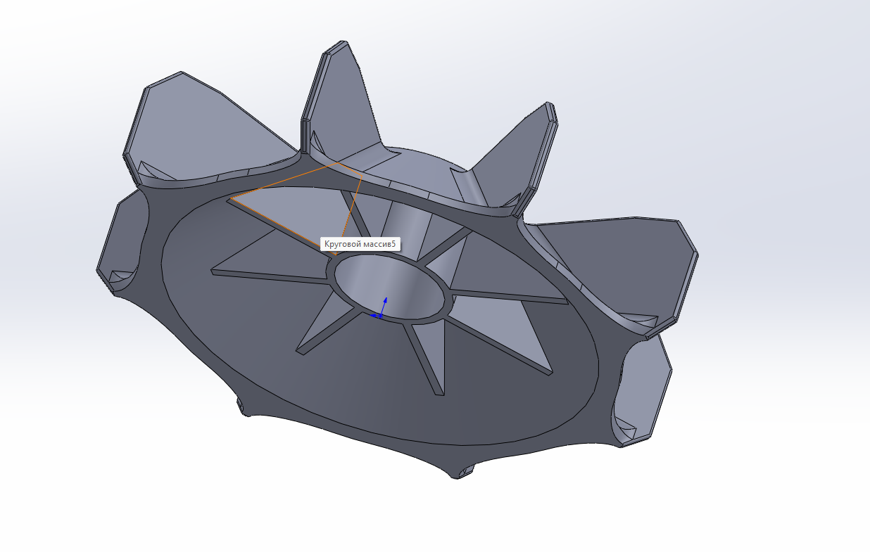 крыльчатка 38х208мм