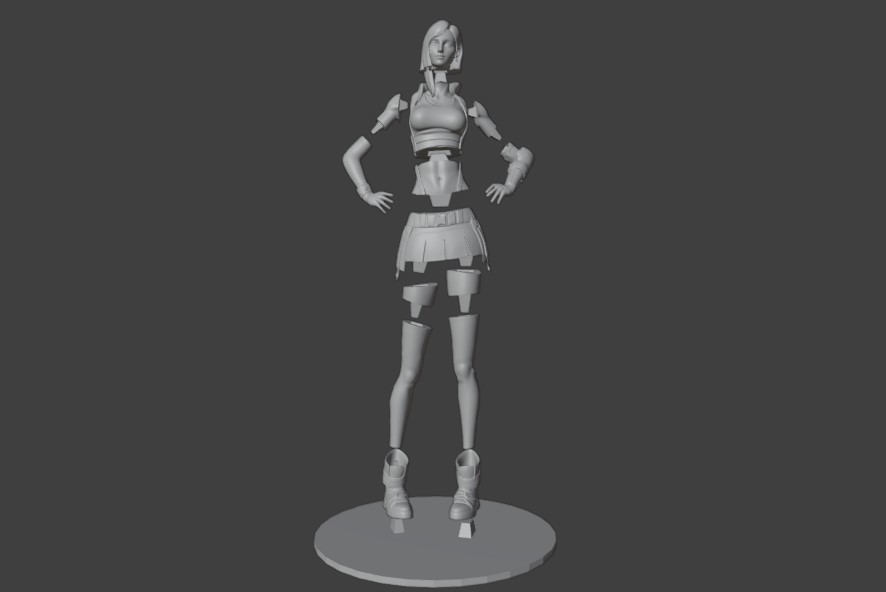 Tifa Lokhart сборная модель