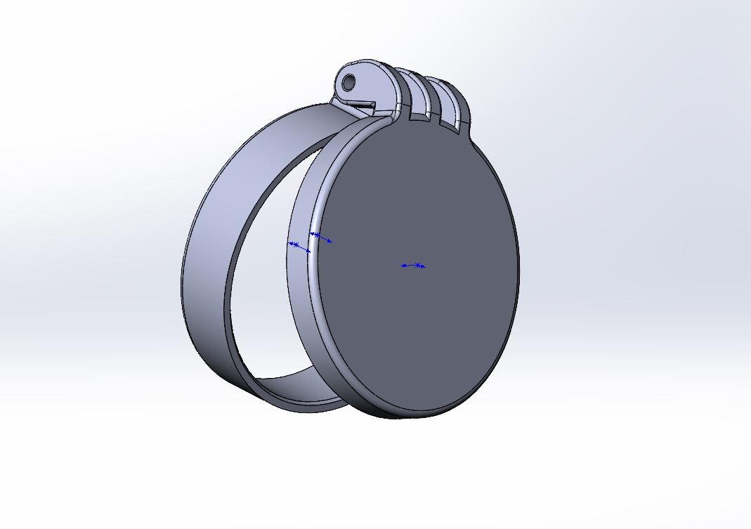 Откидные крышки для коллиматорного прицела 1x40RD
