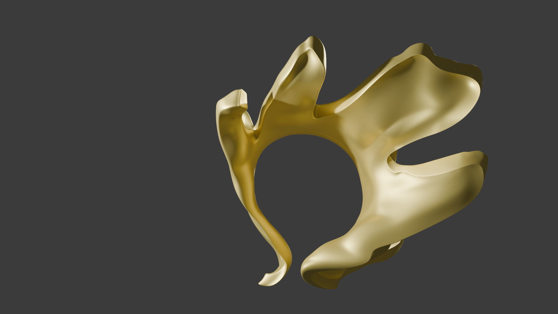 Кольцо из дубового листа