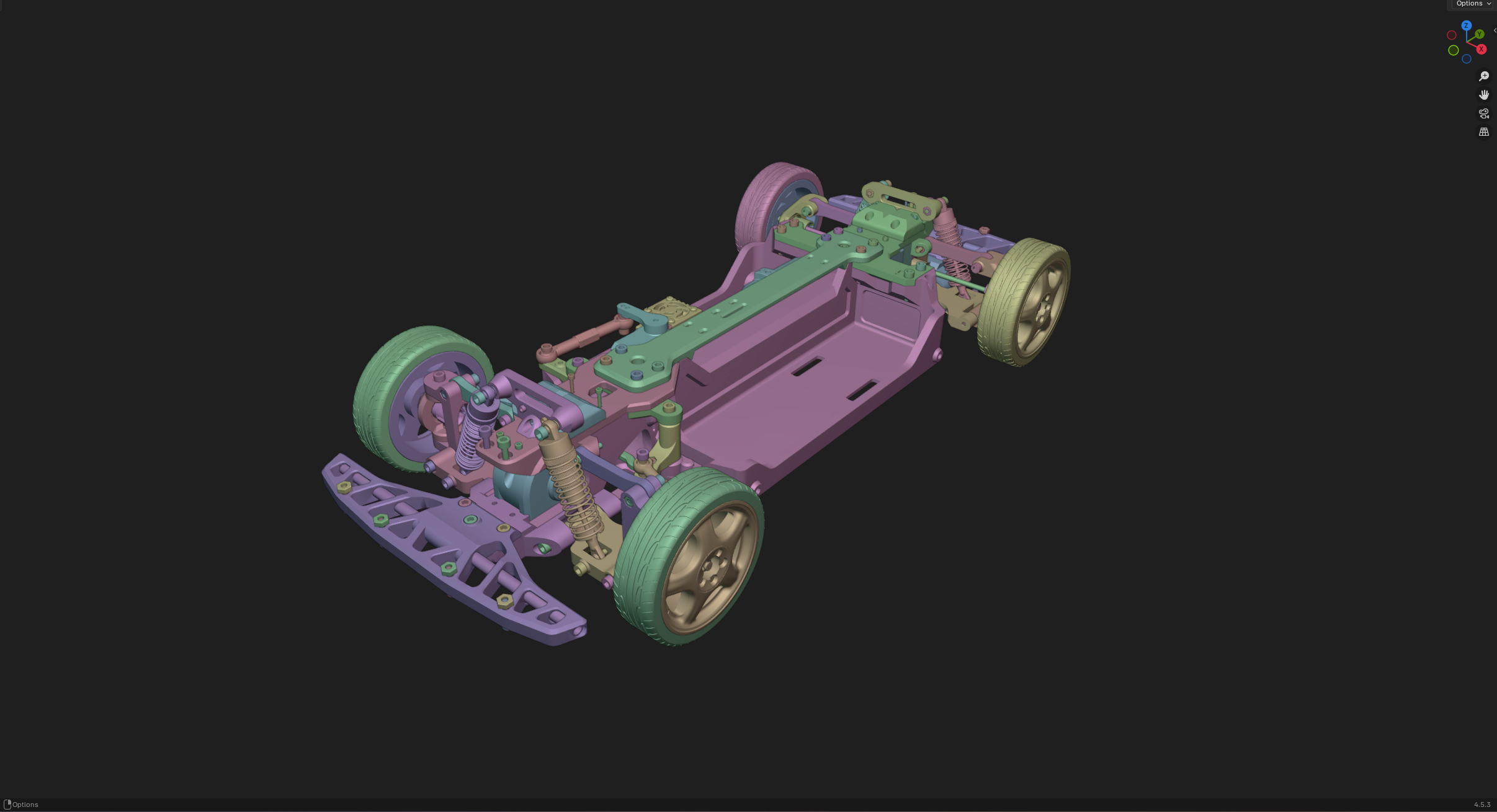 Радиоуправляемая модель Supra 1:10