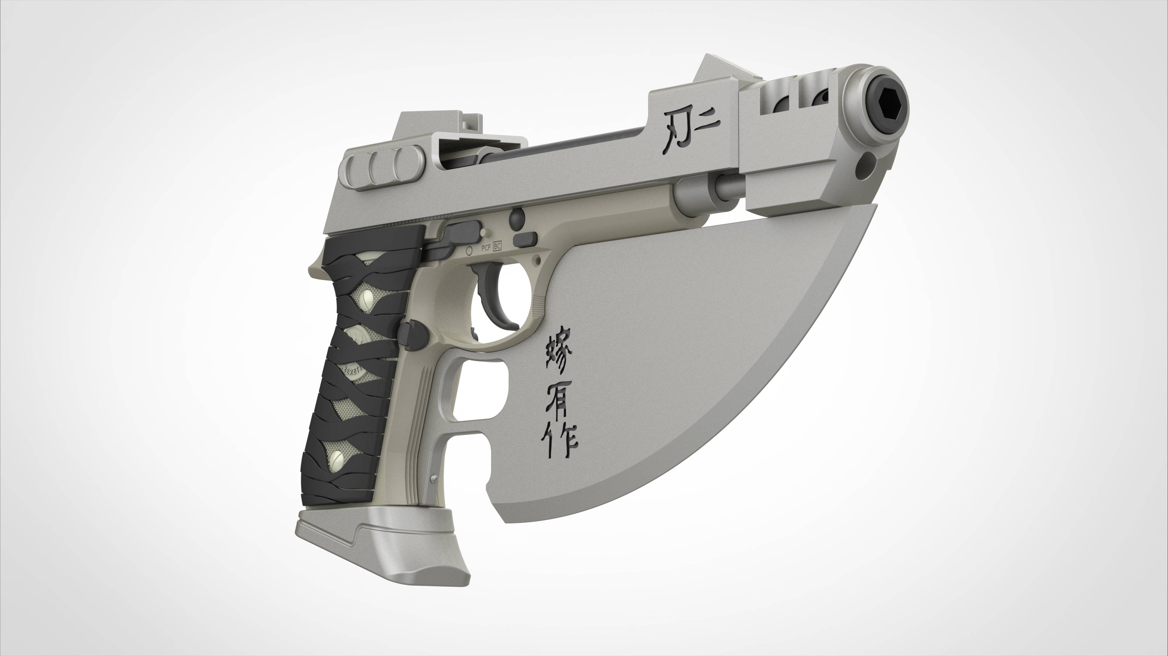 Модифицированный пистолет Beretta 92FS из кинофильма Блейд 2