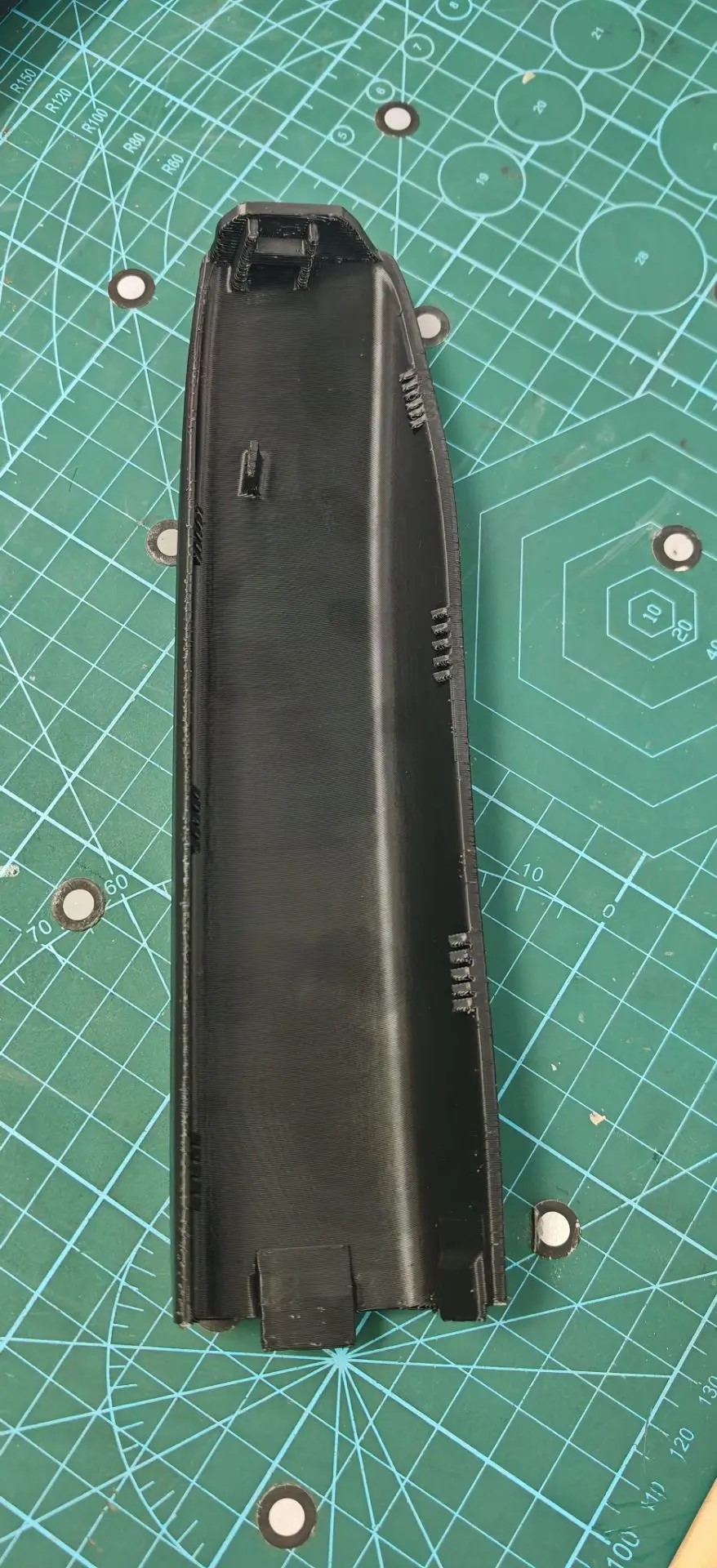 Модель крышки рейлинга на Fiat Tipo Egea II, Fiat Tipo универсал с 2018 года. Roof rail cover model for Fiat Tipo Egea II, Fiat Tipo station wagon (from 2018).
