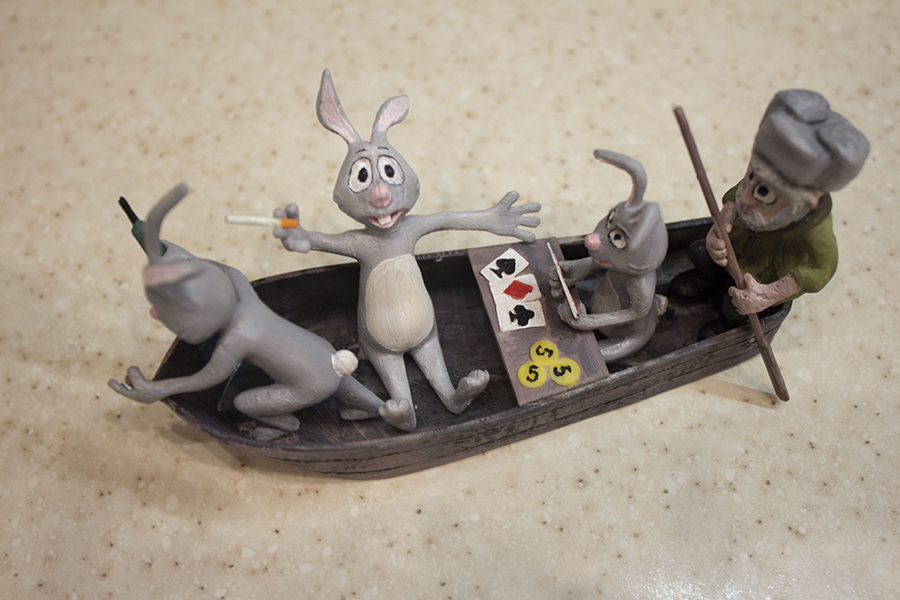 Кролики к новому году.