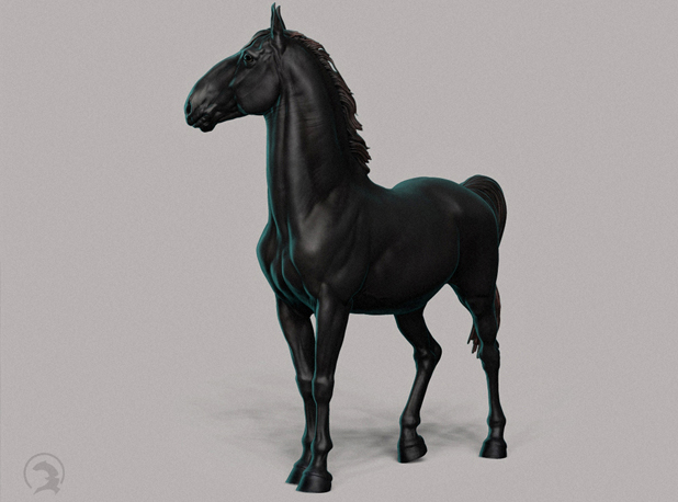 3D Модель "Kladruber"