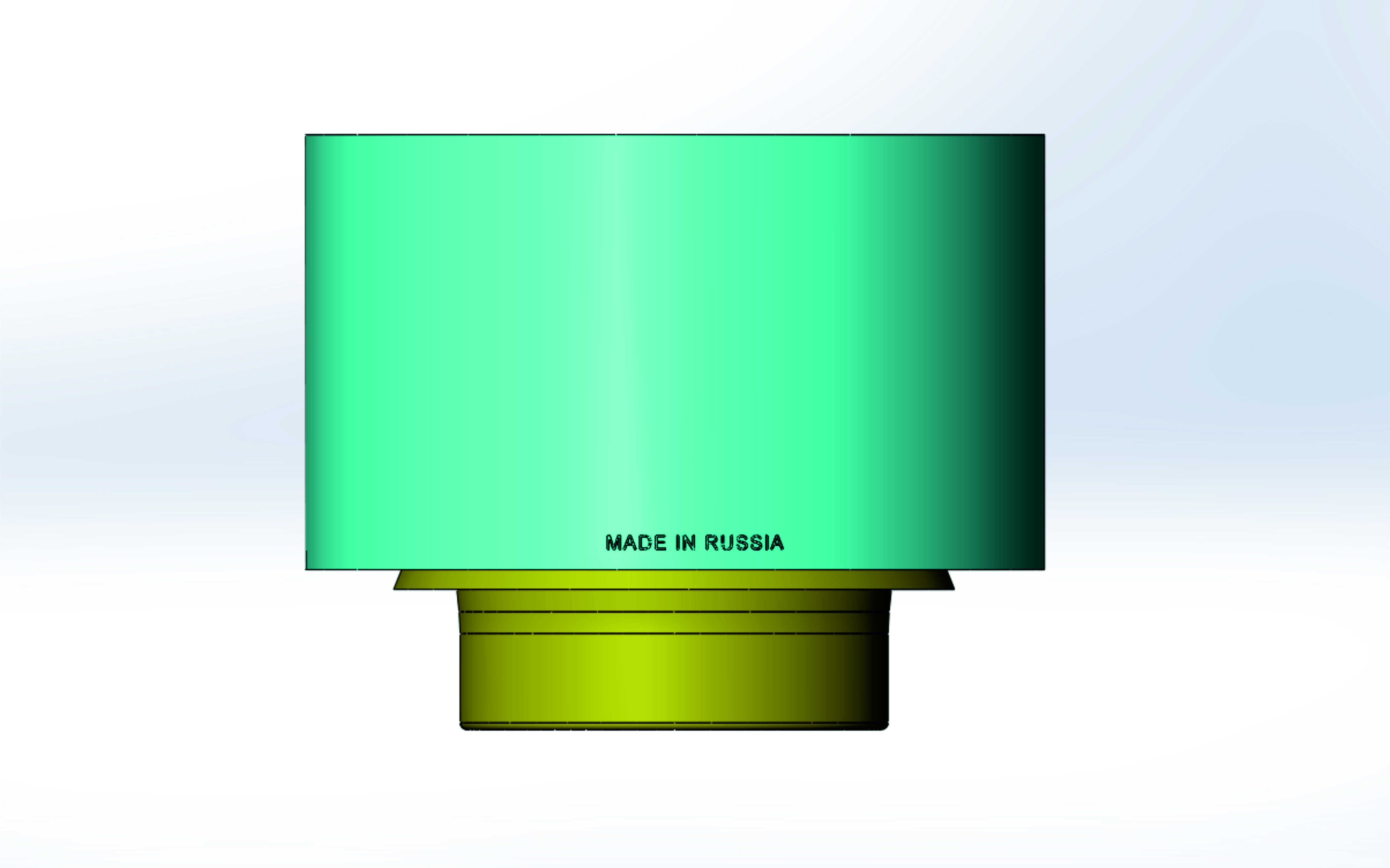 Дефлектор ЦАГИ . На трубу 120мм. Для гаража. Для подвала. печать на 3д притере. V1.4