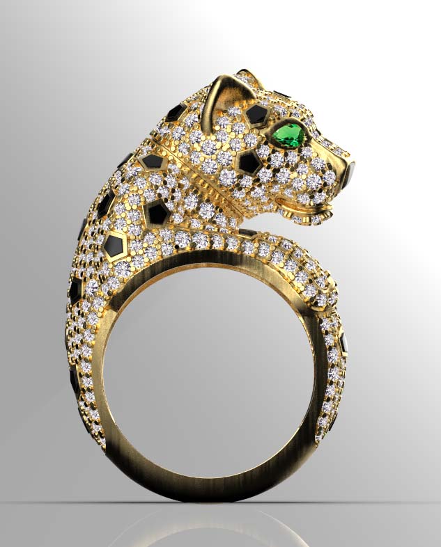 кольцо Пантера Cartier Panther
