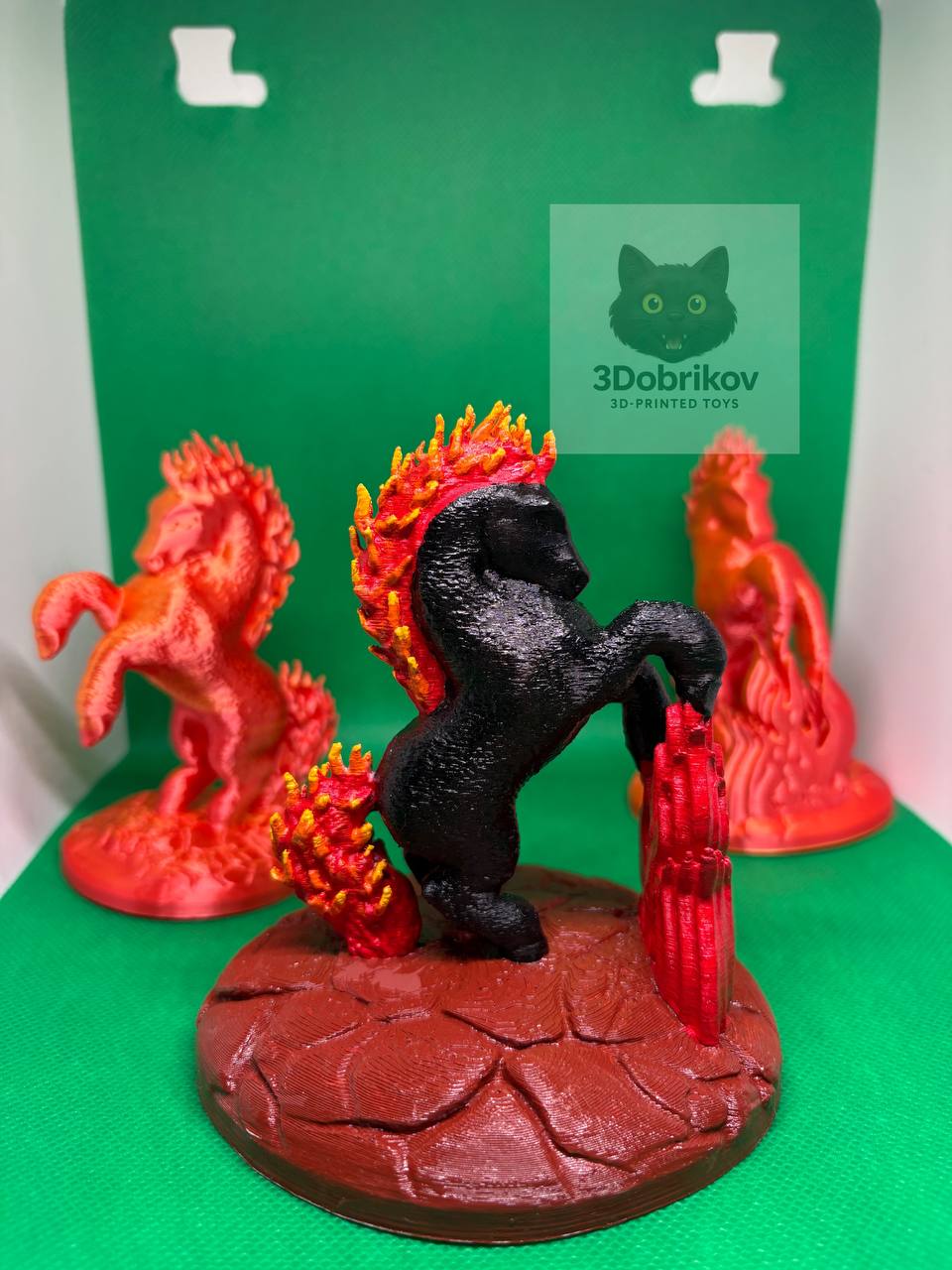 Огненная лошадь, Символ 2026 года, 3D модель, STL