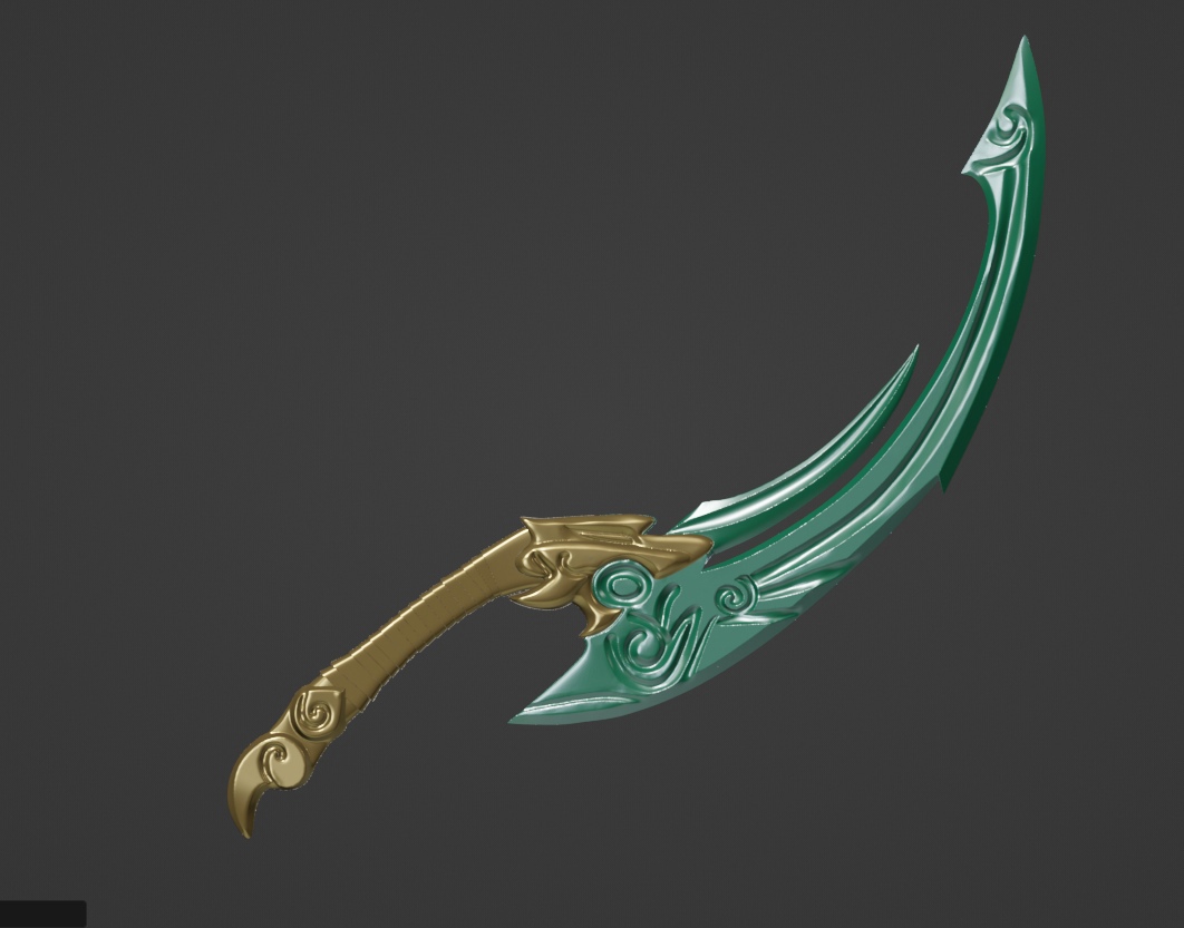 Клинок Дианы (скин Пиротехник) LoL