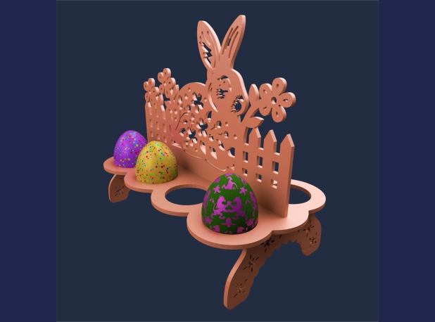 Пасхальная подставка кролик