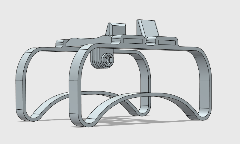 Крепление Hubsan Zino Pro под GoPro