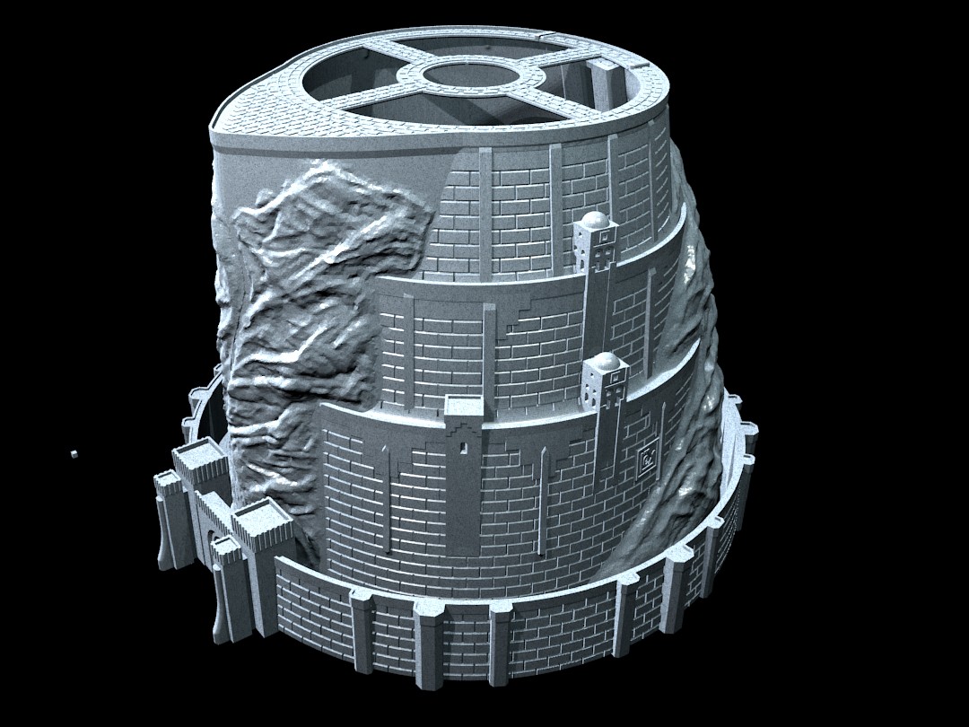 Минас Тирит (Minas Tirith).  Кашпо для растений