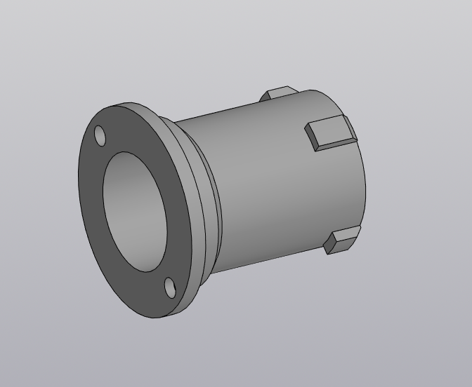 3д модель втулки