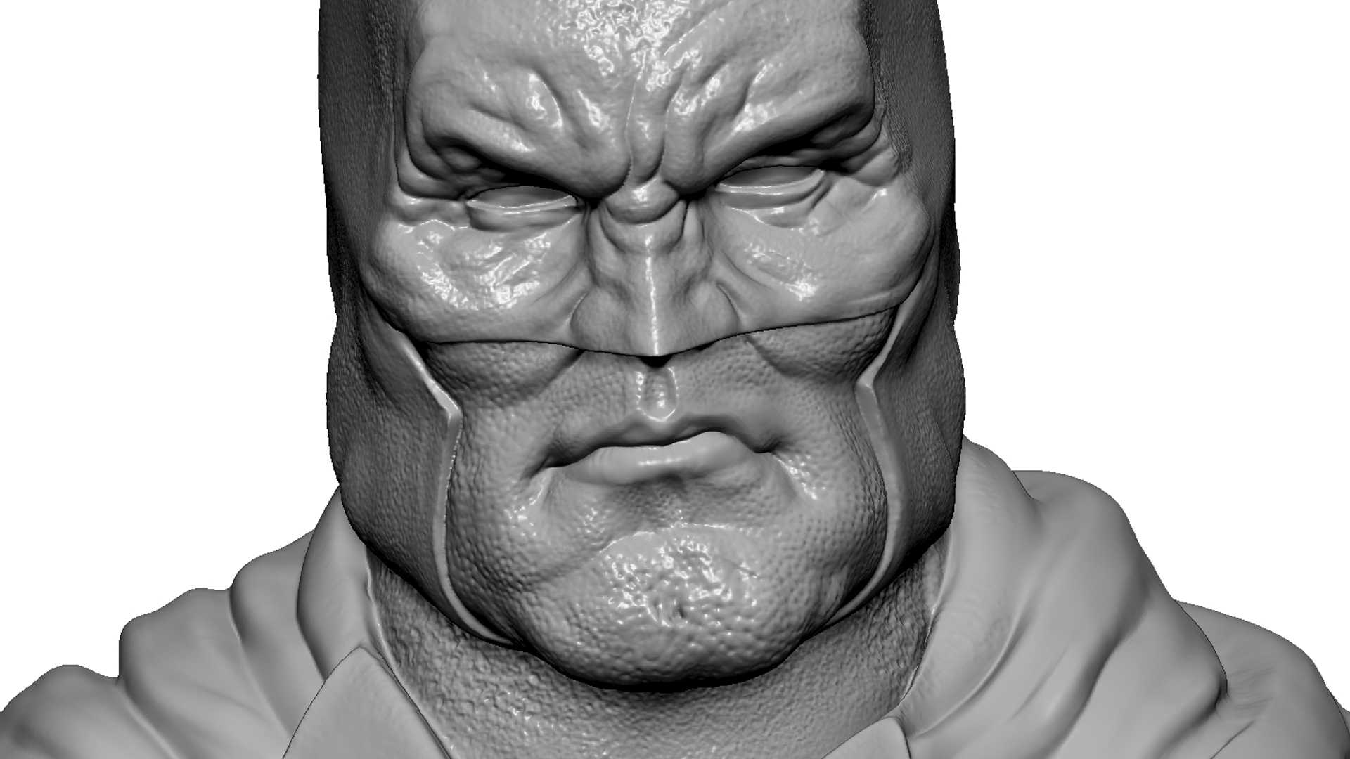 Продажа 3D-модели "БЮСТ БЭТМЕНА ДЛЯ 3Д ПЕЧАТИ STL"