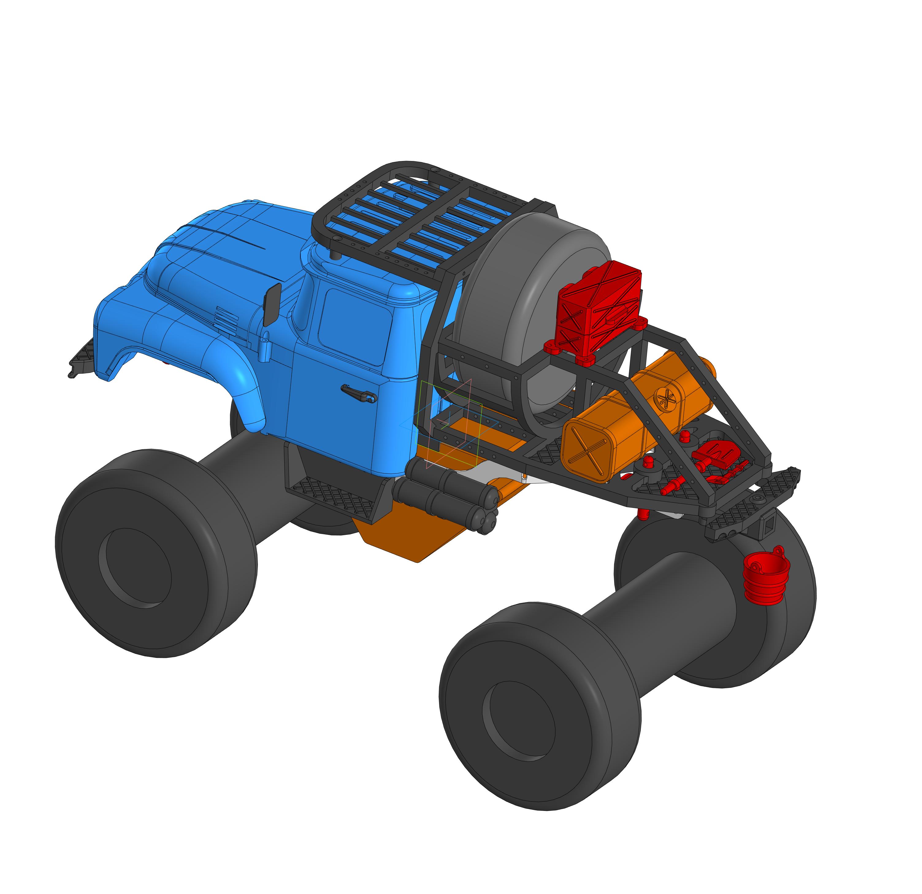 ЗИЛ-130 «Экспедиция» для Remo Hobby Mountain Lion (1:10)