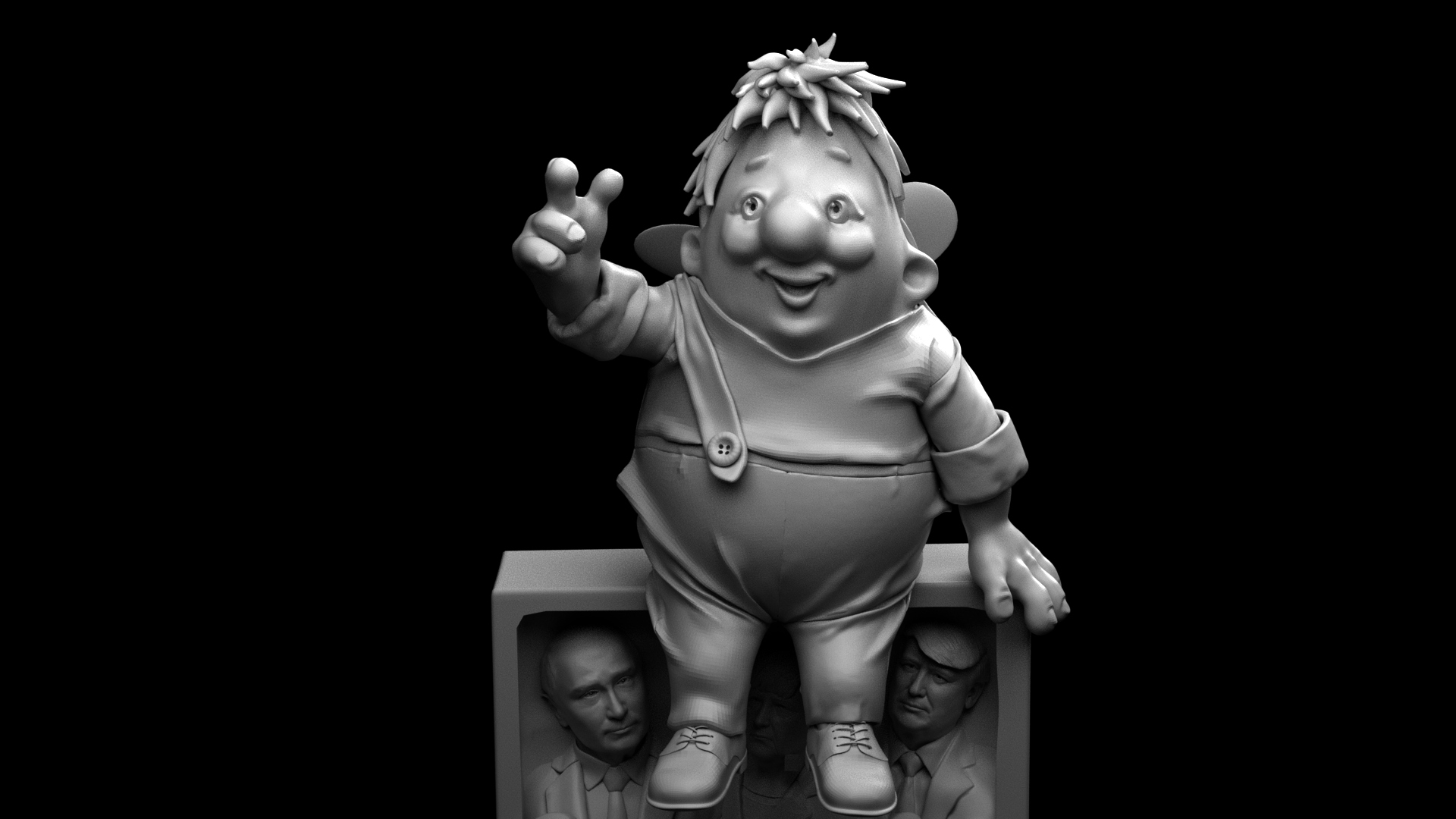 Продажа 3D-модели "Карлсон"