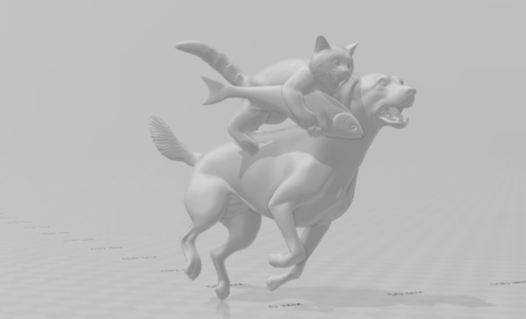 Злая собака , а кот вообще дебил .