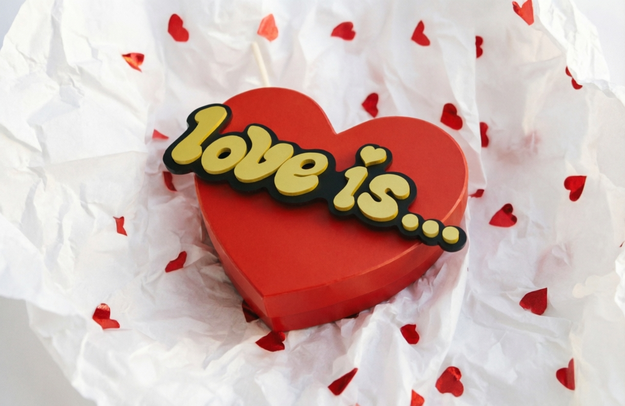 Подарочная коробка Love is...