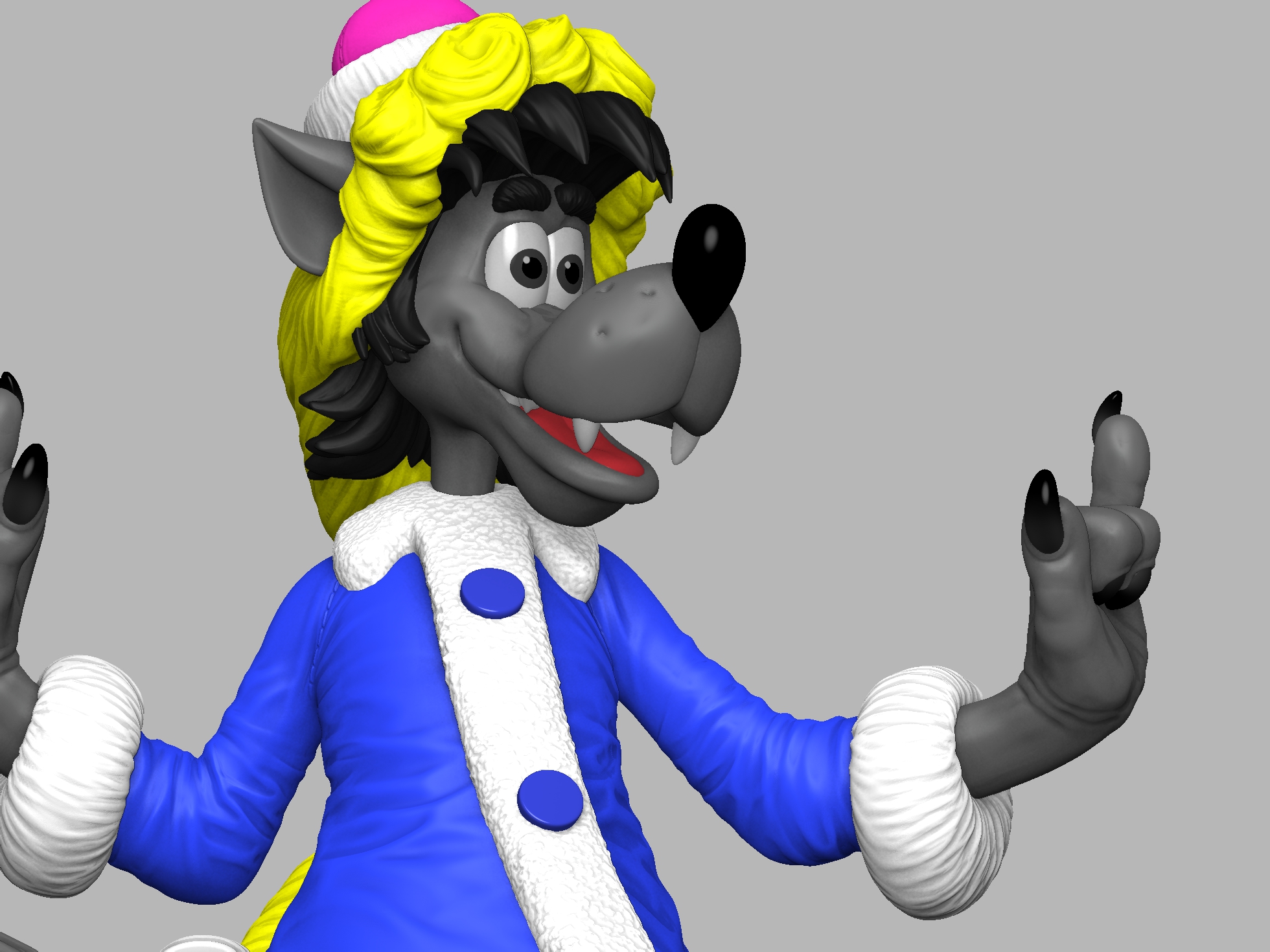 Ну, Дед Мороз, погоди! для 3д печати STL.