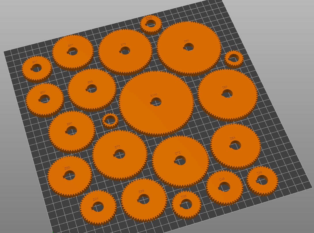 Шестерни гитары ТВ16/MN80