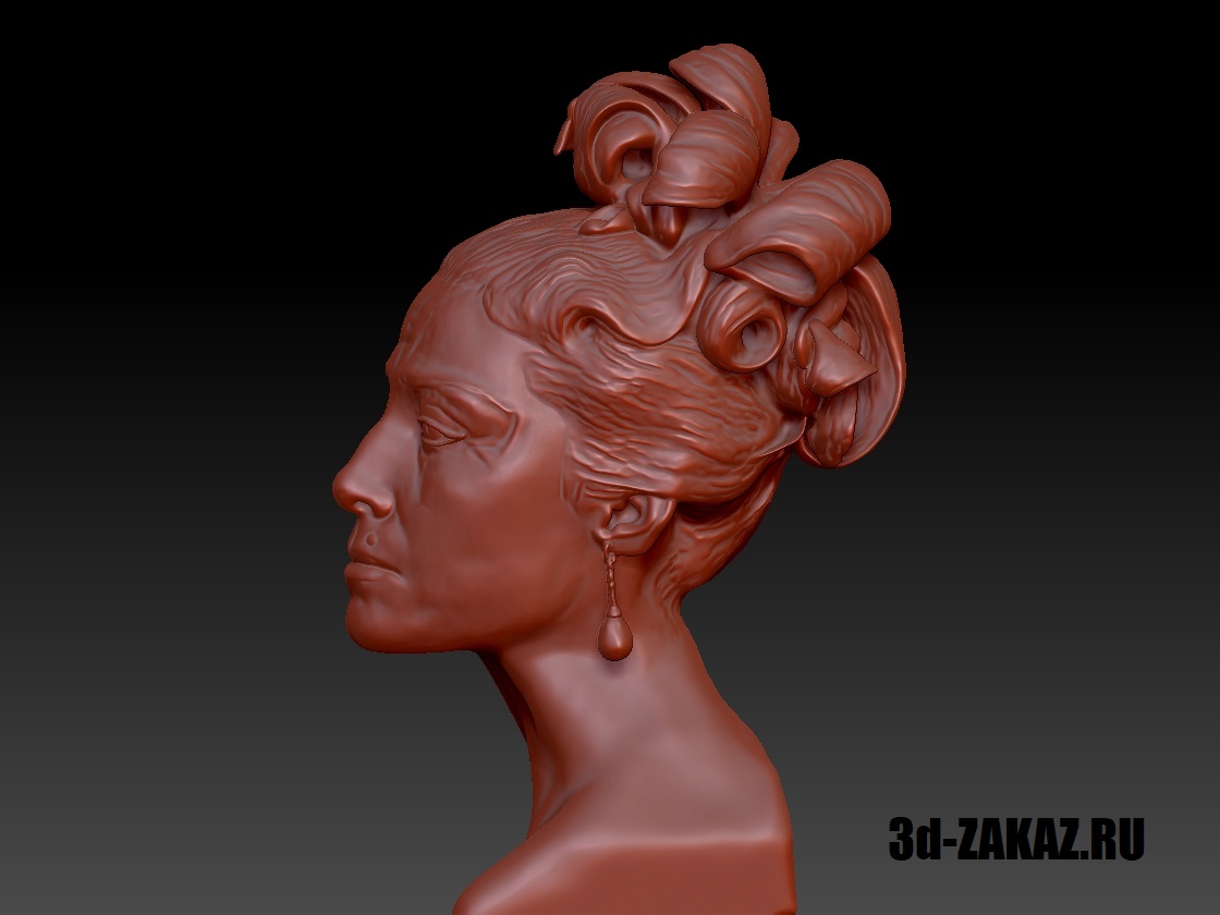 Майя Плисецкая  3Д модель бюста