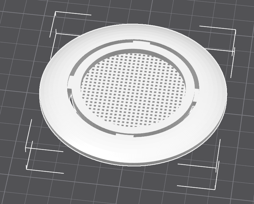 Декор-заглушка вместо Точечного светильника 85*85*15мм