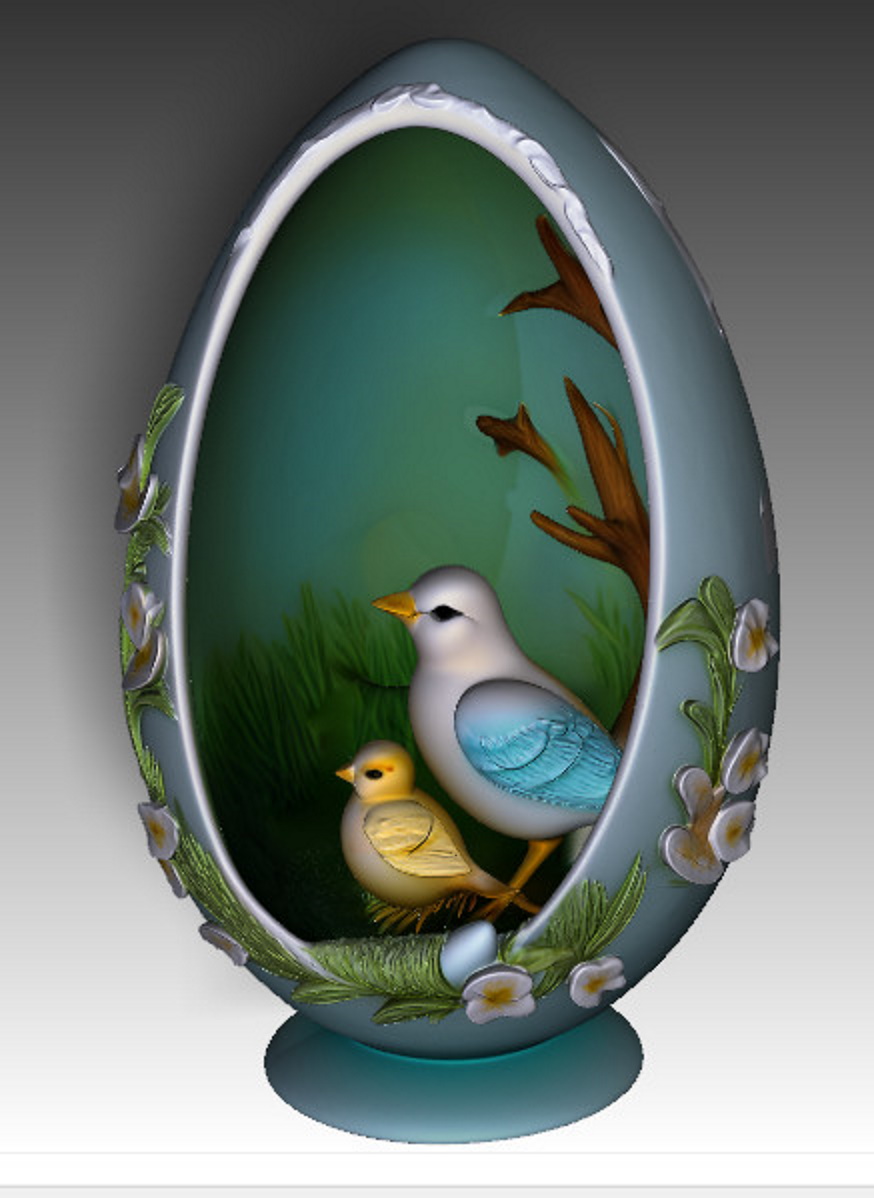 Пасхальное яйцо в стиле Фаберже - 20
