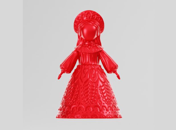 3д модель фигурка Красна девица
