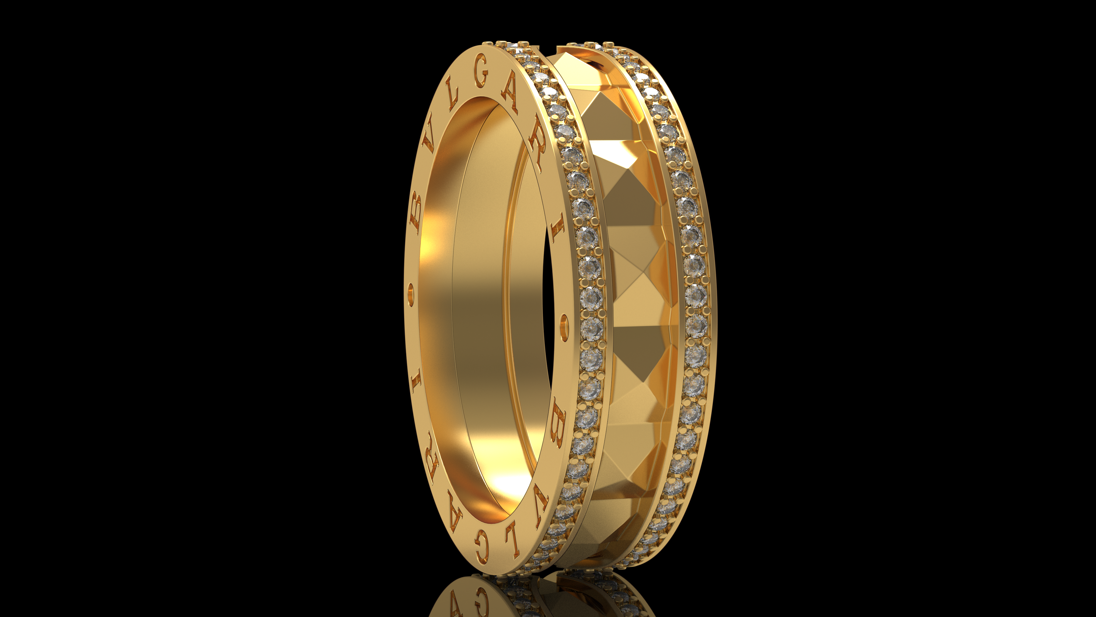 Кольцо Bvlgari BZero1 Rock 1