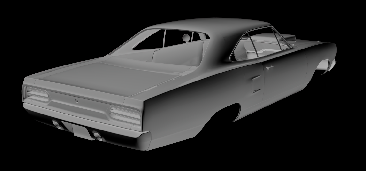 RC кузов 1:10 Plymouth Roadrunner