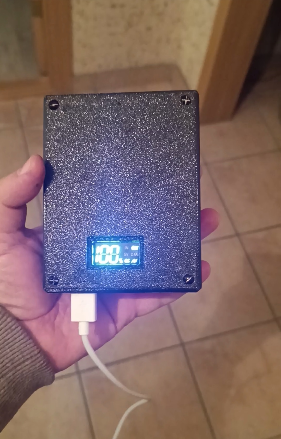 PowerBank для 5 аккумулятров 18650.