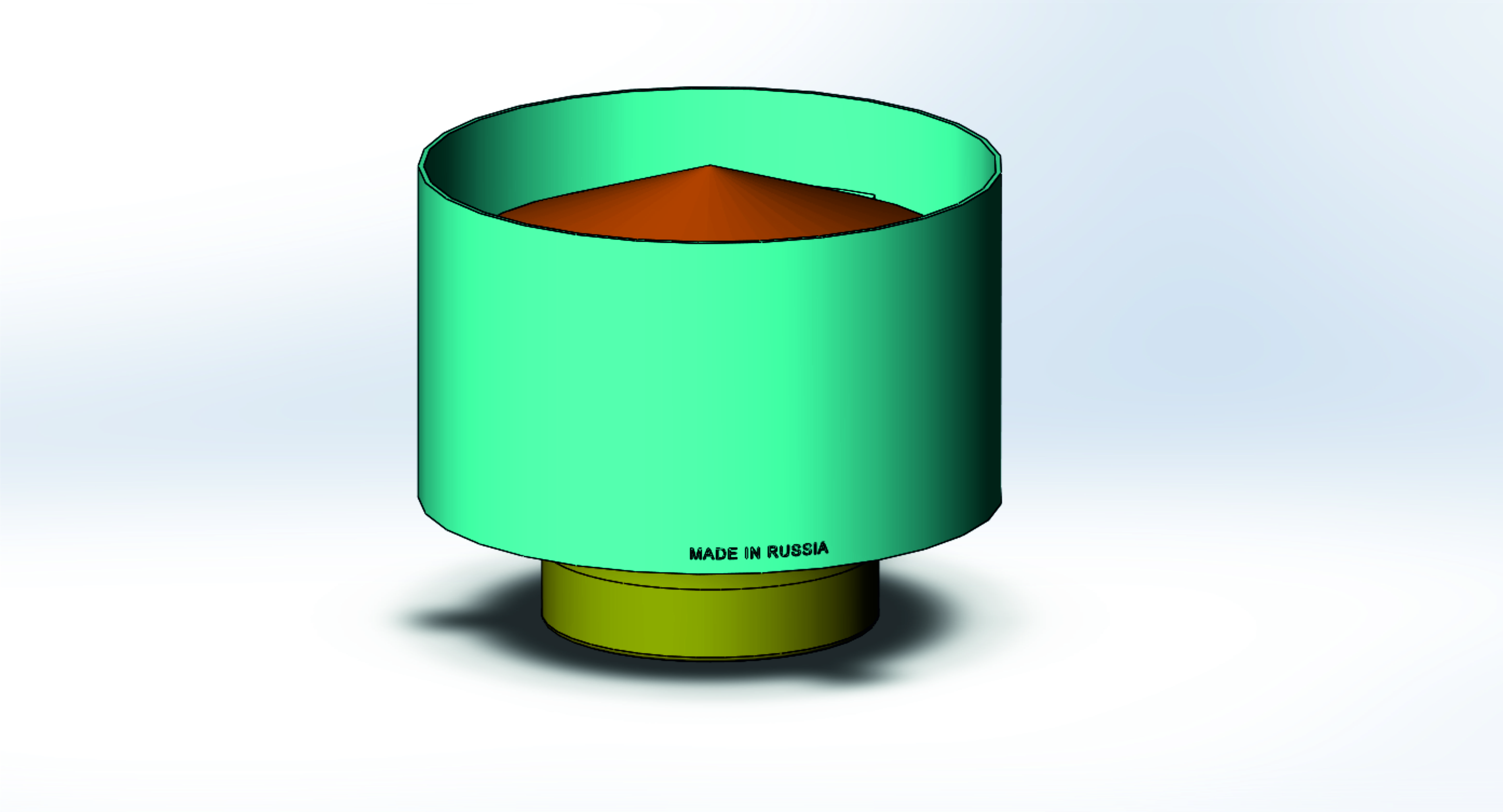 Дефлектор ЦАГИ . На трубу 120мм. Для гаража. Для подвала. печать на 3д притере. V1.4