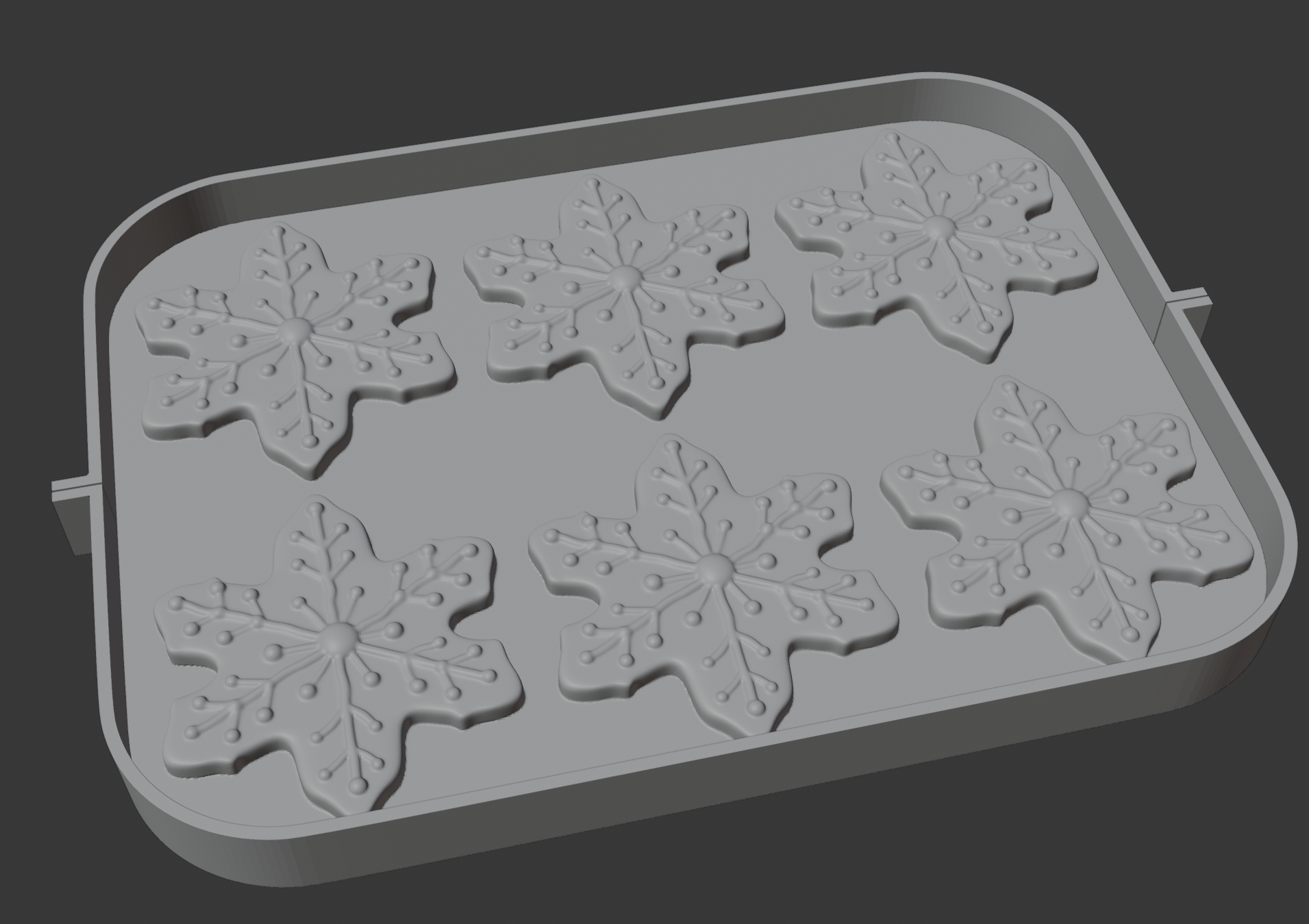 3D модели вырубок для печенья с тиснением