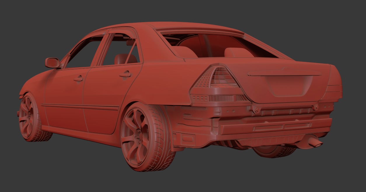 Toyota Mark 2 jzx gx 110 3д модель для печати