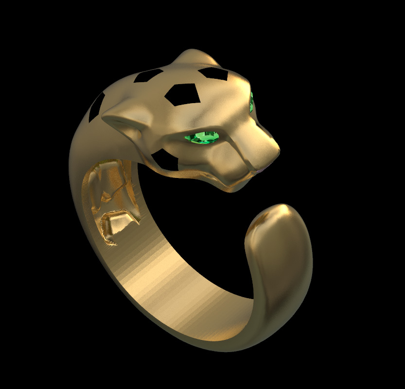 кольцо пантера 01 Cartier