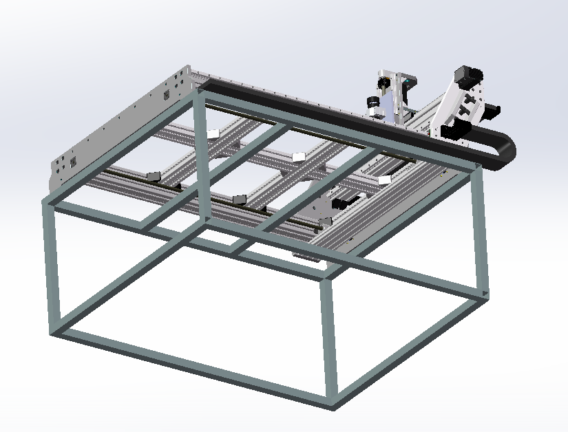 3D модель фрезерного станка с чпу - фрезерный станок с чпу №6