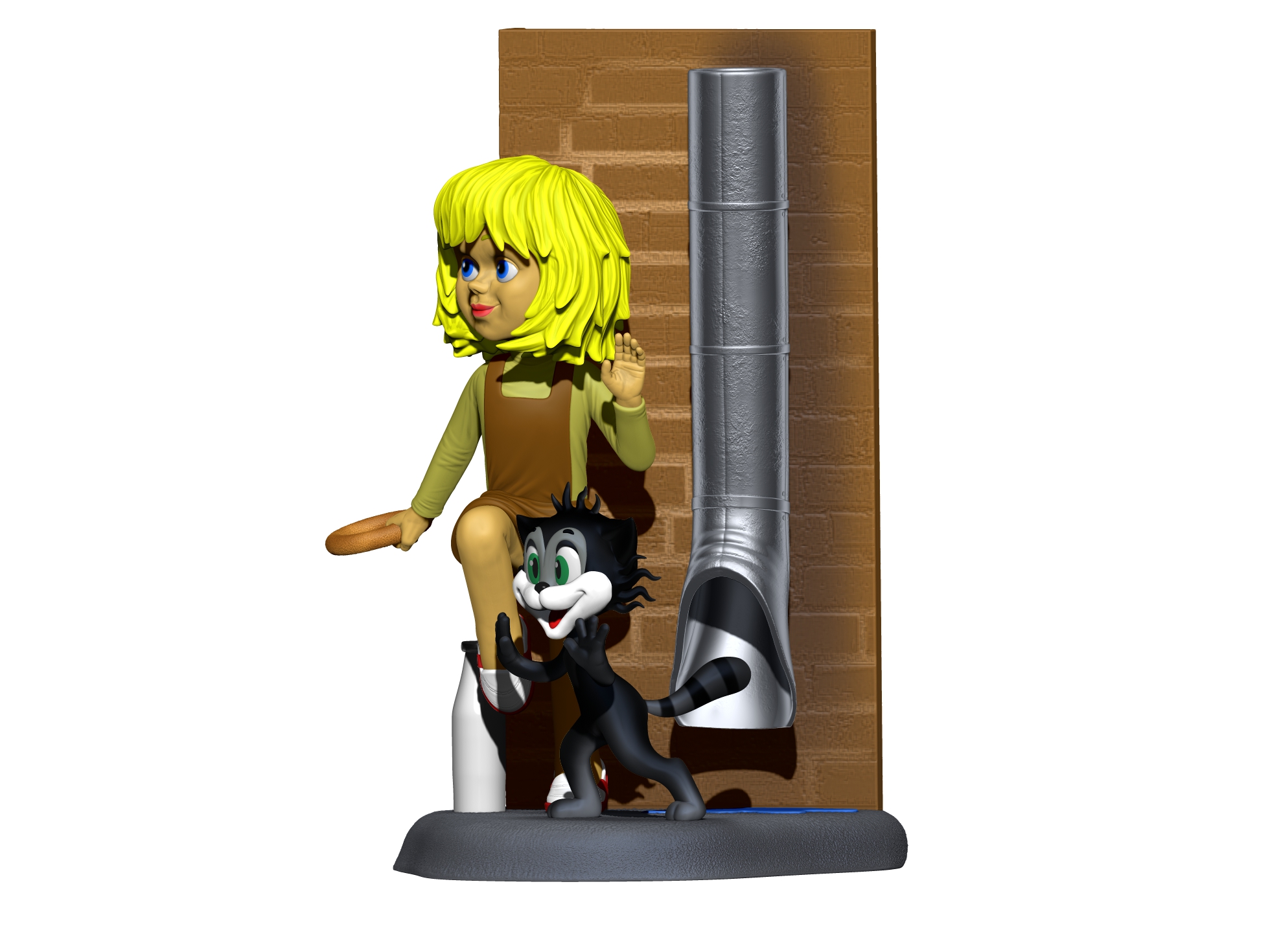 Чучело-Мяучело 1982 для 3д печати STL