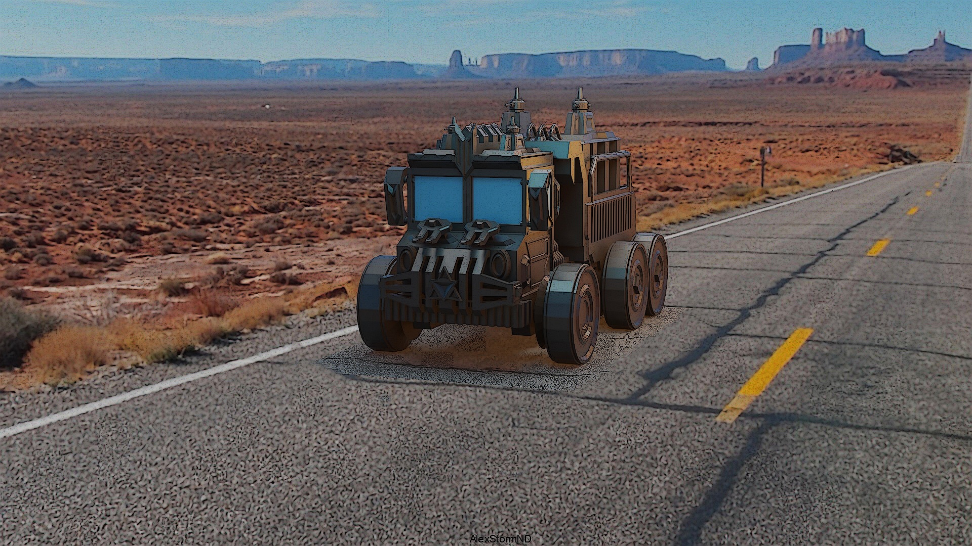 Военный грузовик